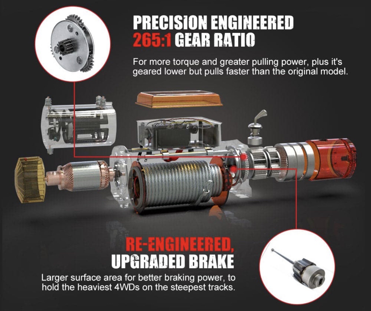 Fieryred 13000lb 12V Electric Winch Synthetic Rope - view 5