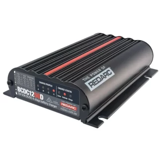 REDARC Battery Charger 3 Stage 50A 9V-32V In, 12V Out (Nom.) + MPPT Regulator Dual Input